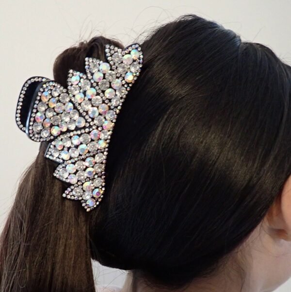 Extra Large Hair Clips Jagged Bling Big Hair Grabbers 